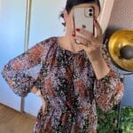 Rozkloszowana sukienka w kwiaty - Szafa Gosi - internetowy outlet z odzieżą damską