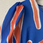 Niebieska sukienka z falbanami - Szafa Gosi - internetowy outlet z odzieżą damską