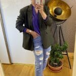 Szara marynarka oversize 40, 42, 44 - Szafa Gosi - internetowy outlet z odzieżą damską