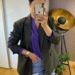 Szara marynarka oversize 40, 42, 44 - Szafa Gosi - internetowy outlet z odzieżą damską