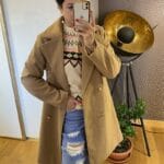 Ciepły mięsisty i miękki kremowy sweter VILA - Szafa Gosi - internetowy outlet z odzieżą damską