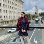 Bordowa zamszowa ramoneska - Szafa Gosi - internetowy outlet z odzieżą damską