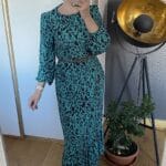 Sukienka z falbaną pantera - Szafa Gosi - internetowy outlet z odzieżą damską