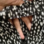 Czarno biała marszczona sukienka - Szafa Gosi - internetowy outlet z odzieżą damską