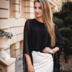 Biała spódnica z perłami - Szafa Gosi - internetowy outlet z odzieżą damską